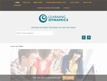 Tablet Screenshot of learningdynamics365.com